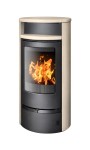 Piec Kominkowy ABX stalowy Polar 5 żeliwny Piaskowiec