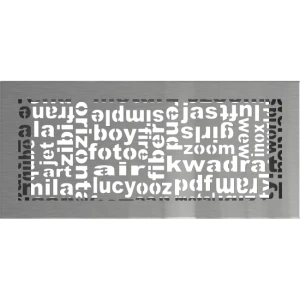 Kratka Wentylacyjna Kominkowa ABC 17x37 Szlifowana