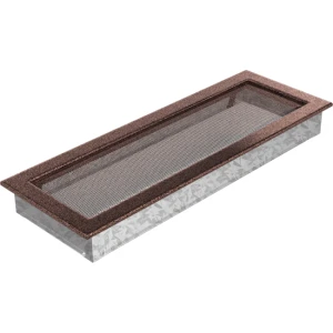 Kratka Wentylacyjna Kominkowa 17x49 Miedziana