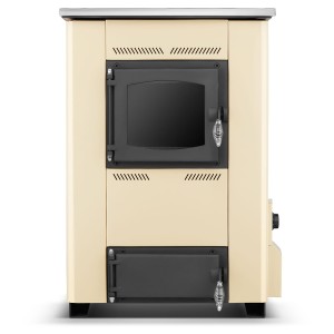 Piec Kominek Koza Kuchenka Kuchnia Węglowa Westfalka Piecokuchnia Kocioł Co Temy Es 25kW Beżowa