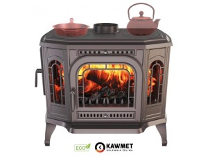Piec wolnostojący KAWMET P7 (10,5 kW) CookTop LB ECO