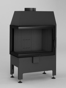 Wkład Kominkowy Heatro 55L black