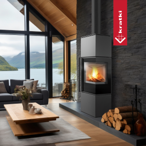 Piec stalowy KRATKI REN/S lewy Ø 150 7 kW