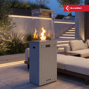 Ogrzewacz Patio SLC Propan granito z pokrowcem