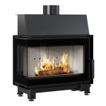 Kominek Powietrzny Stalowy Simple Lewy 6 Kw Fi 150