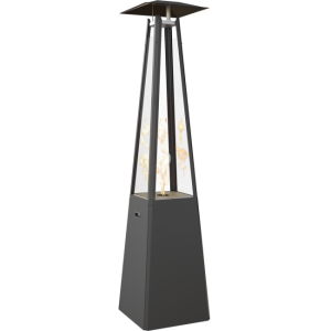 Ogrzewacz Gazowy Umbrella Stalowy Czarny 12 Kw Zestaw