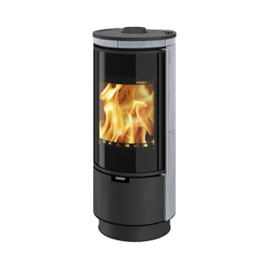 Piec Kominkowy Andorra Extra Kamień Serpentino 7,5 Kw