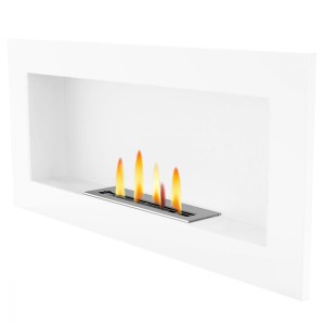 Biokominek Uniflam 90x40cm Biały Mat