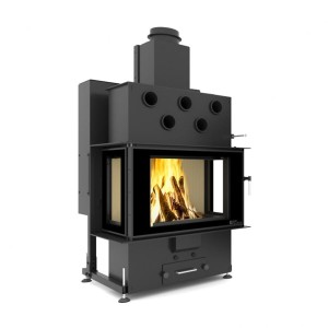 kominek louis grand air 10kw twin glass automatyczne czyszczenie