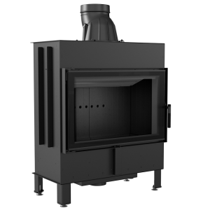 Kominek Powietrzny Stalowy Lucy 14 Kw Ø 200 Black